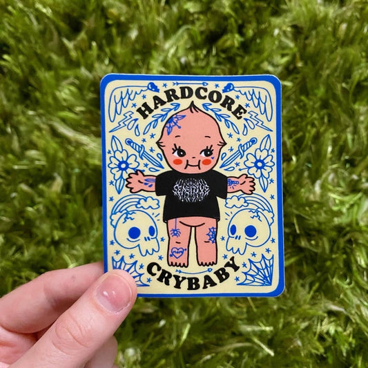 Ren-O-Graphics • HARDCORE CRYBABY STICKER