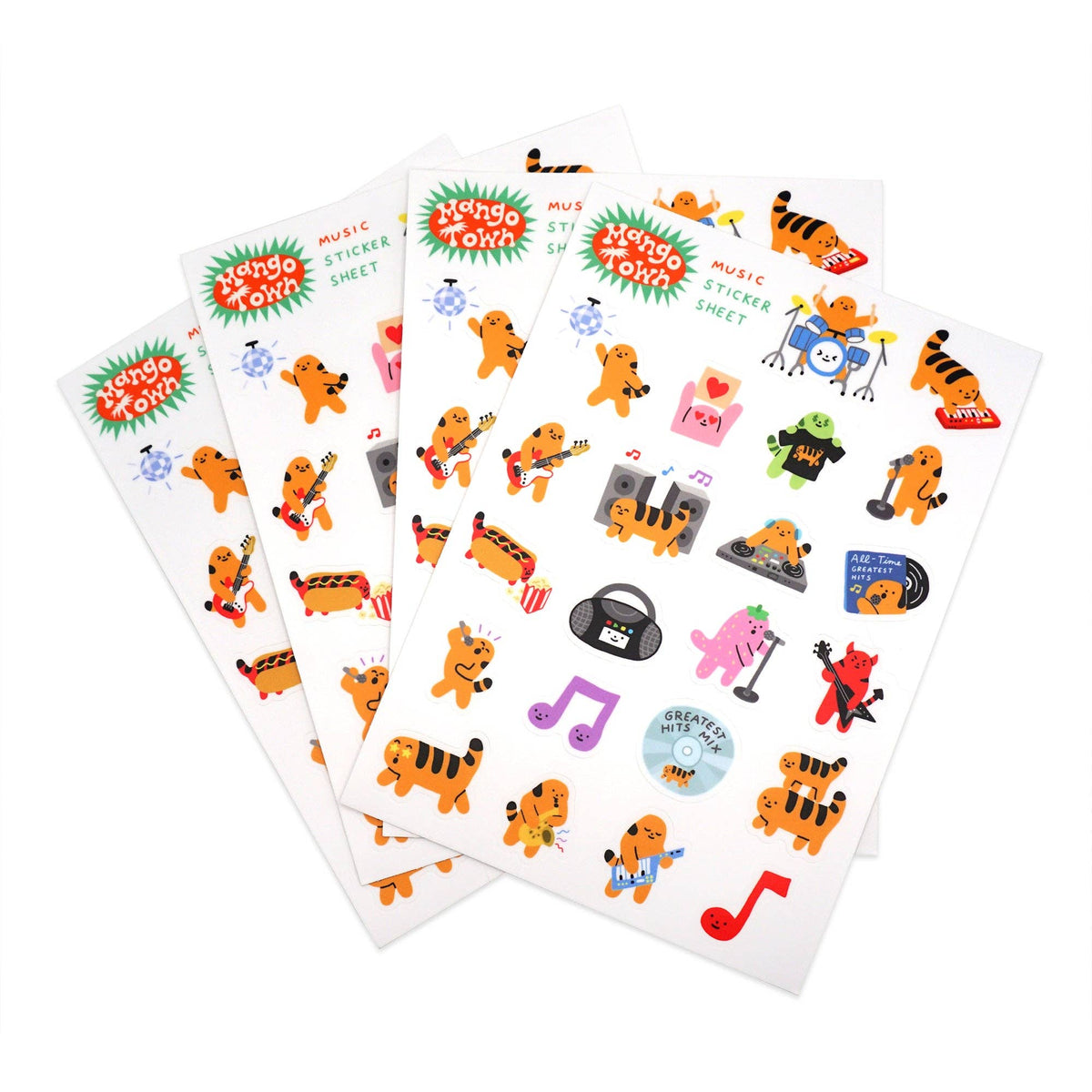 Mango Town • Music Sticker Sheet