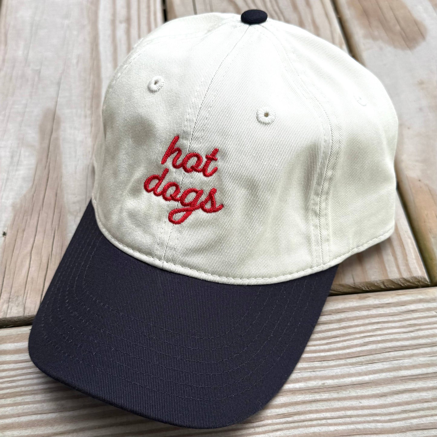 The Silver Spider • “Hot Dogs” Baseball Dad Hat 