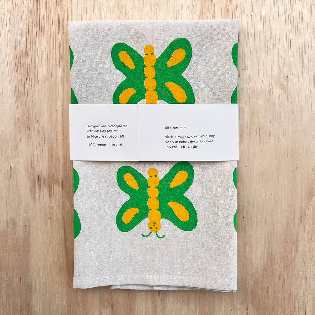 Nice Life • Butterfly Tea Towel