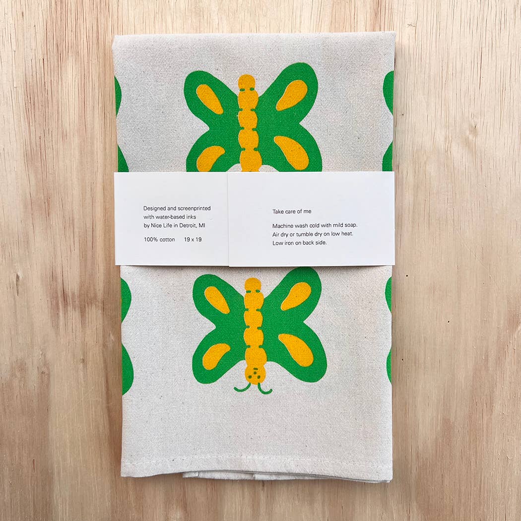 Nice Life • Butterfly Tea Towel