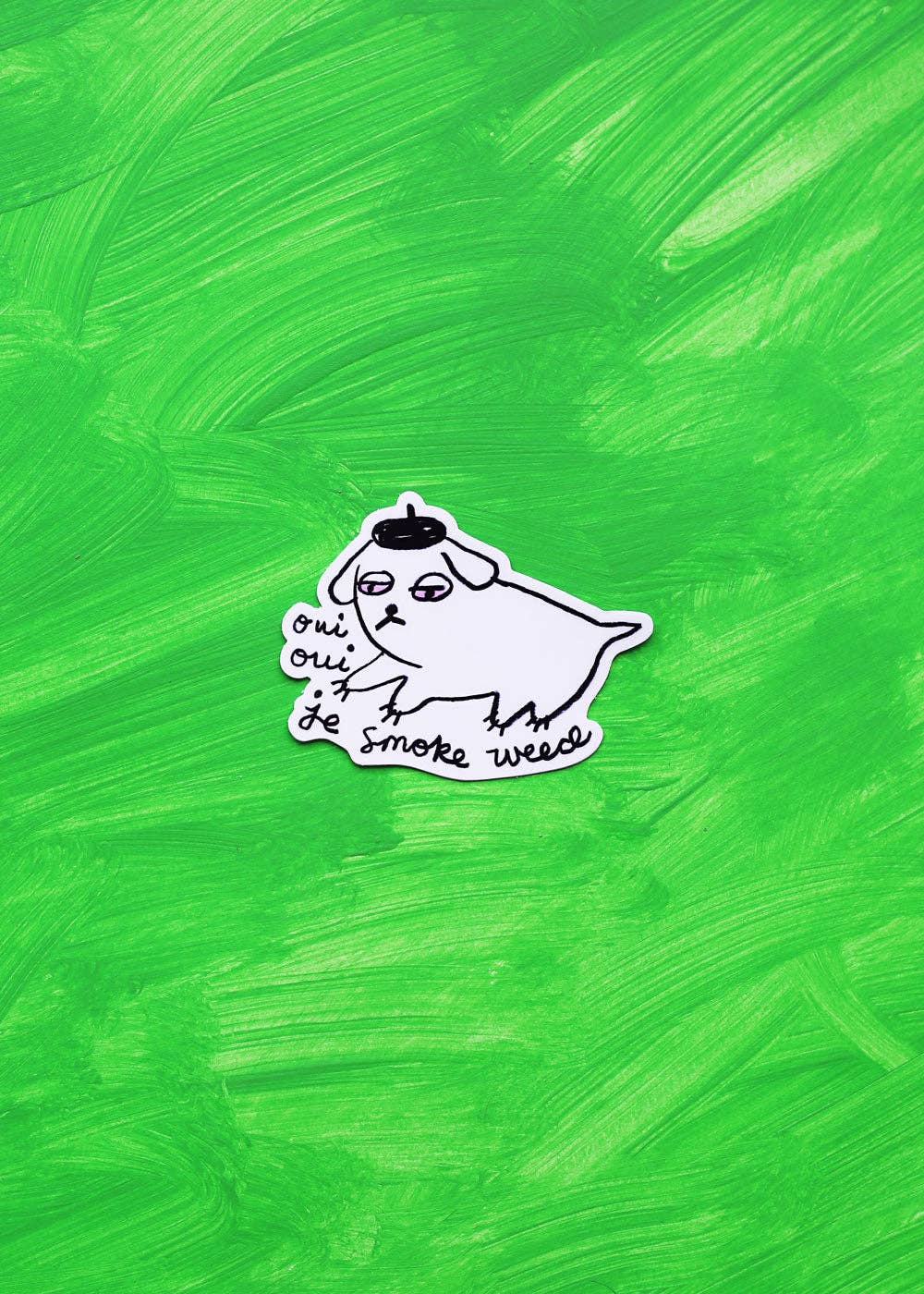 Gentle Thrills • Weed Dog Vinyl Sticker