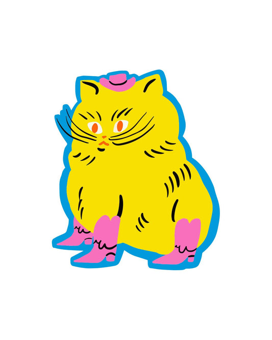 Kristina Micotti • Kitten in Boots Vinyl Sticker