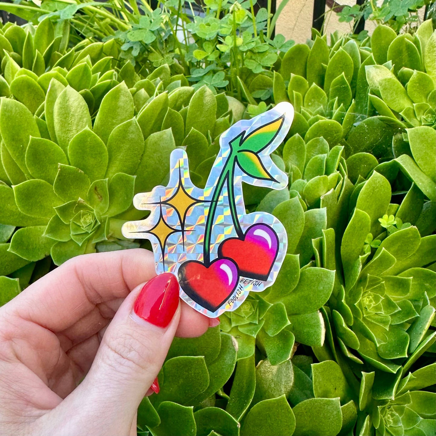 Foolish Fetish • Sparkle Cherries Sticker