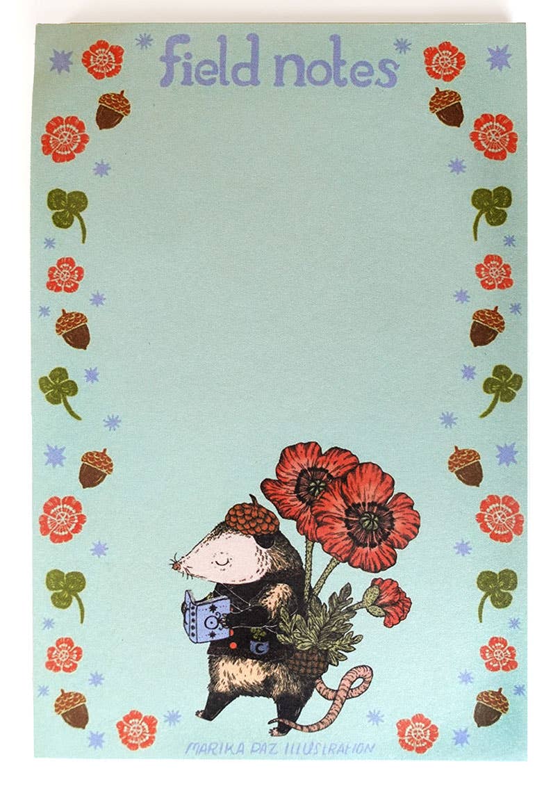 Marika Paz • Possum Field Notes Notepad