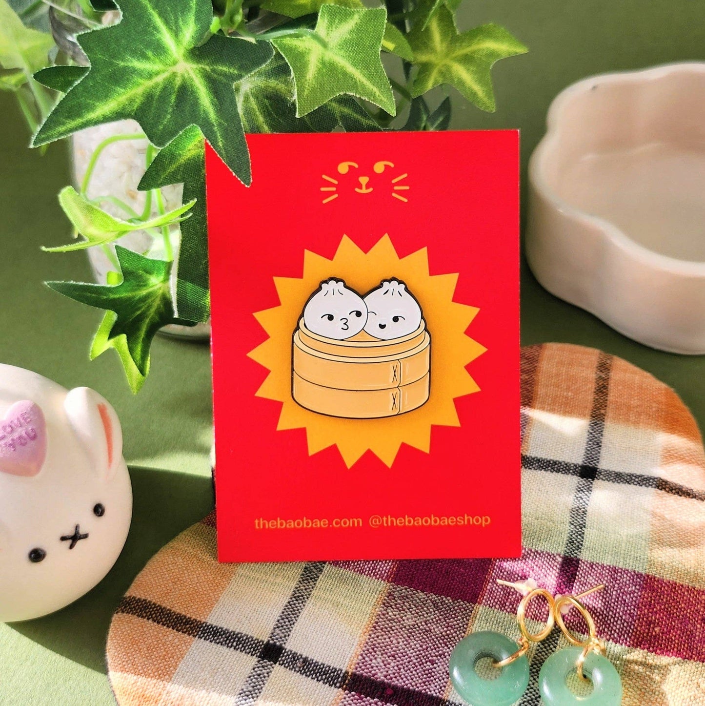 Bao Buddies Enamel Pin