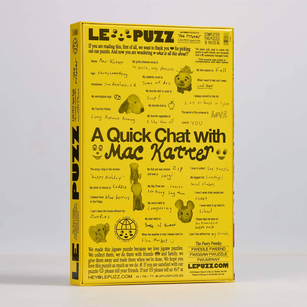 Le Puzz • Old Friends, 500 Piece Puzzle
