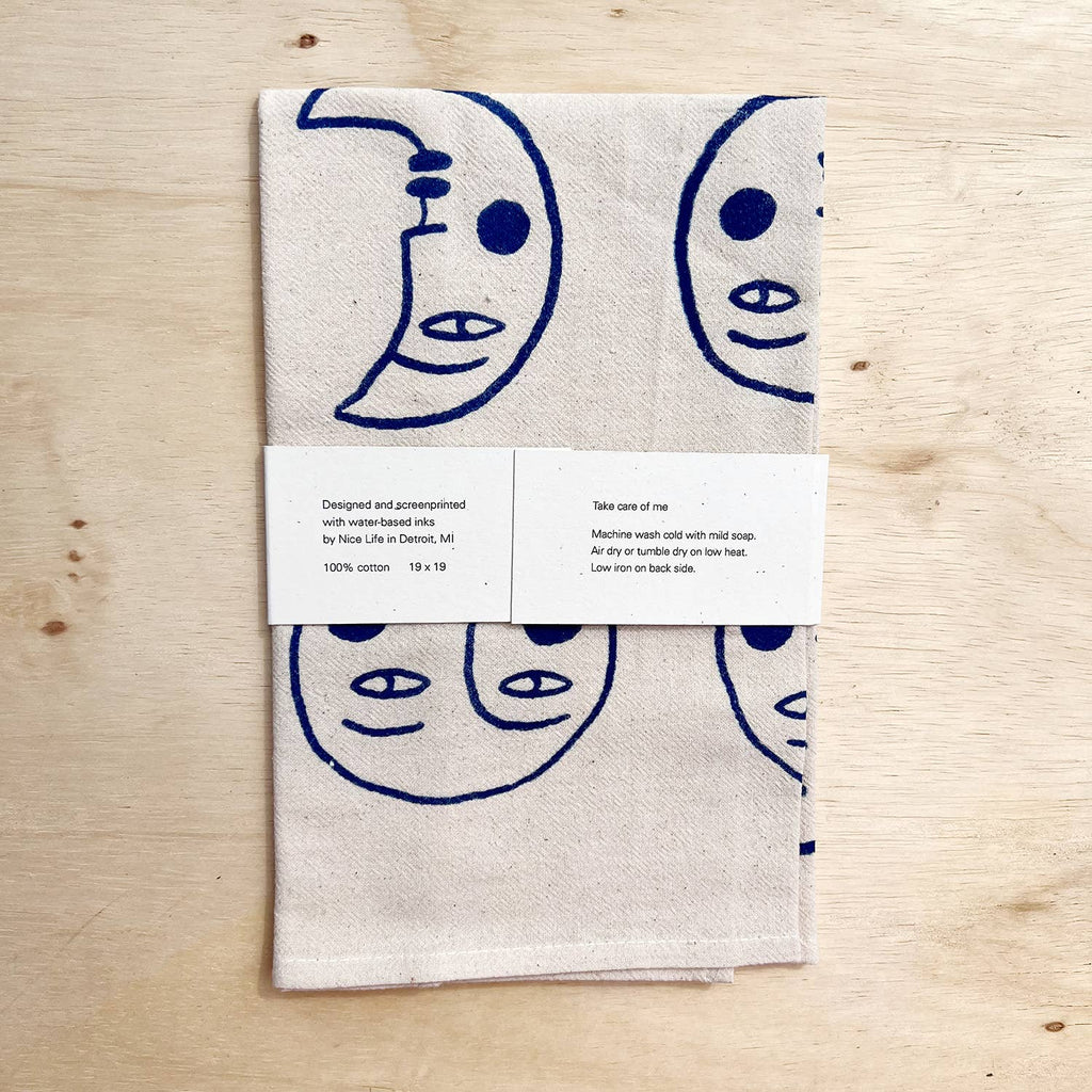 Nice Life • Moon Tea Towel