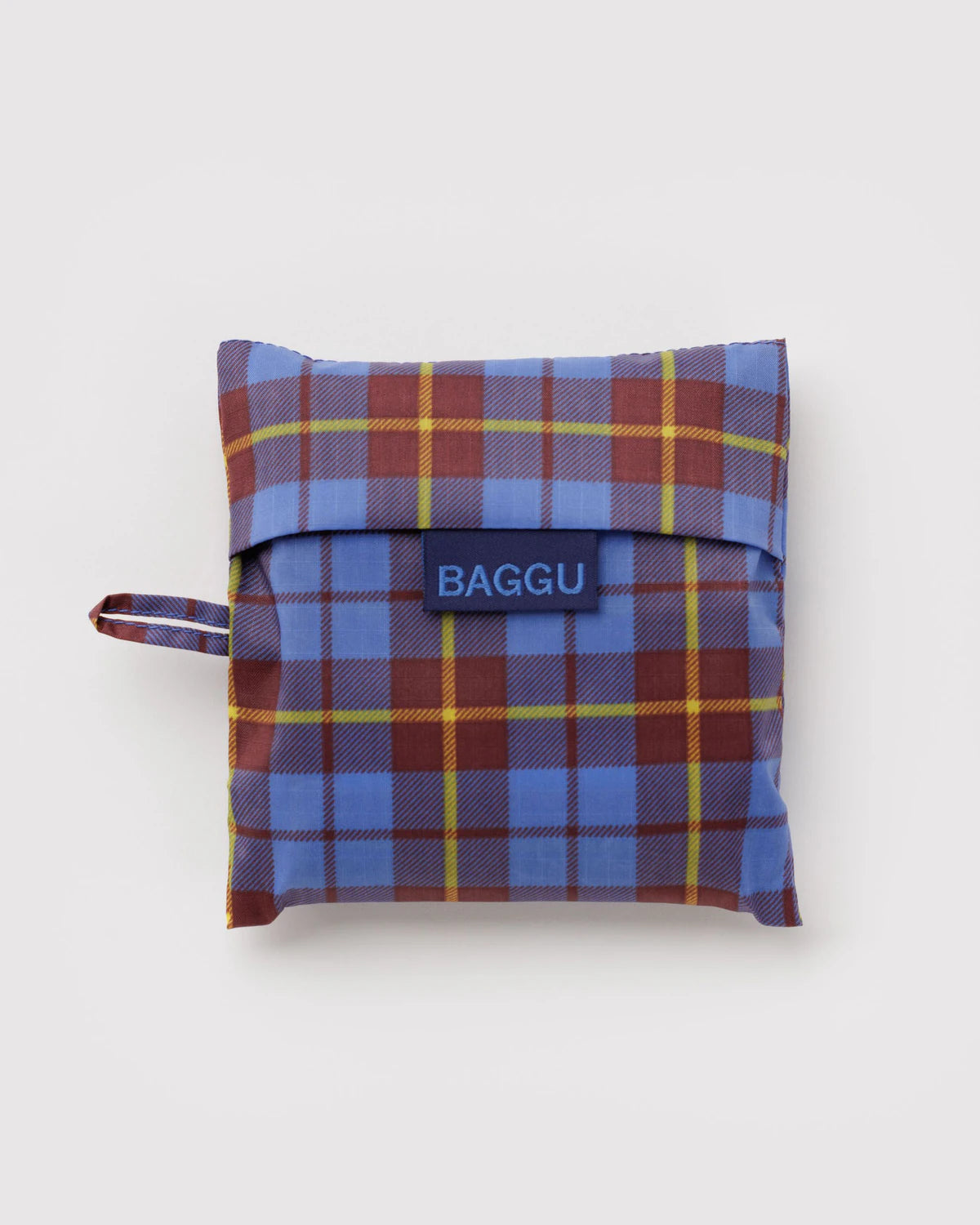 BAGGU • “Blue Tartan” Standard Baggu