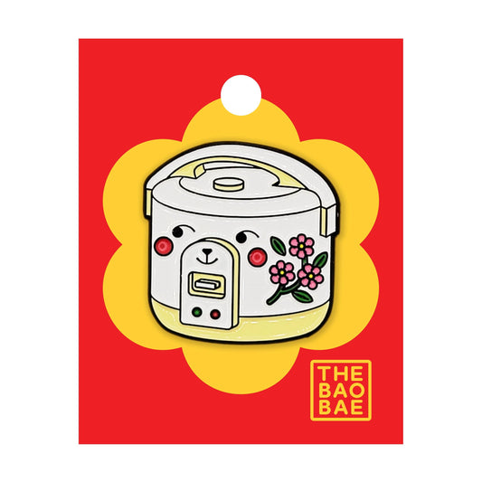 Rice Cooker Enamel Pin