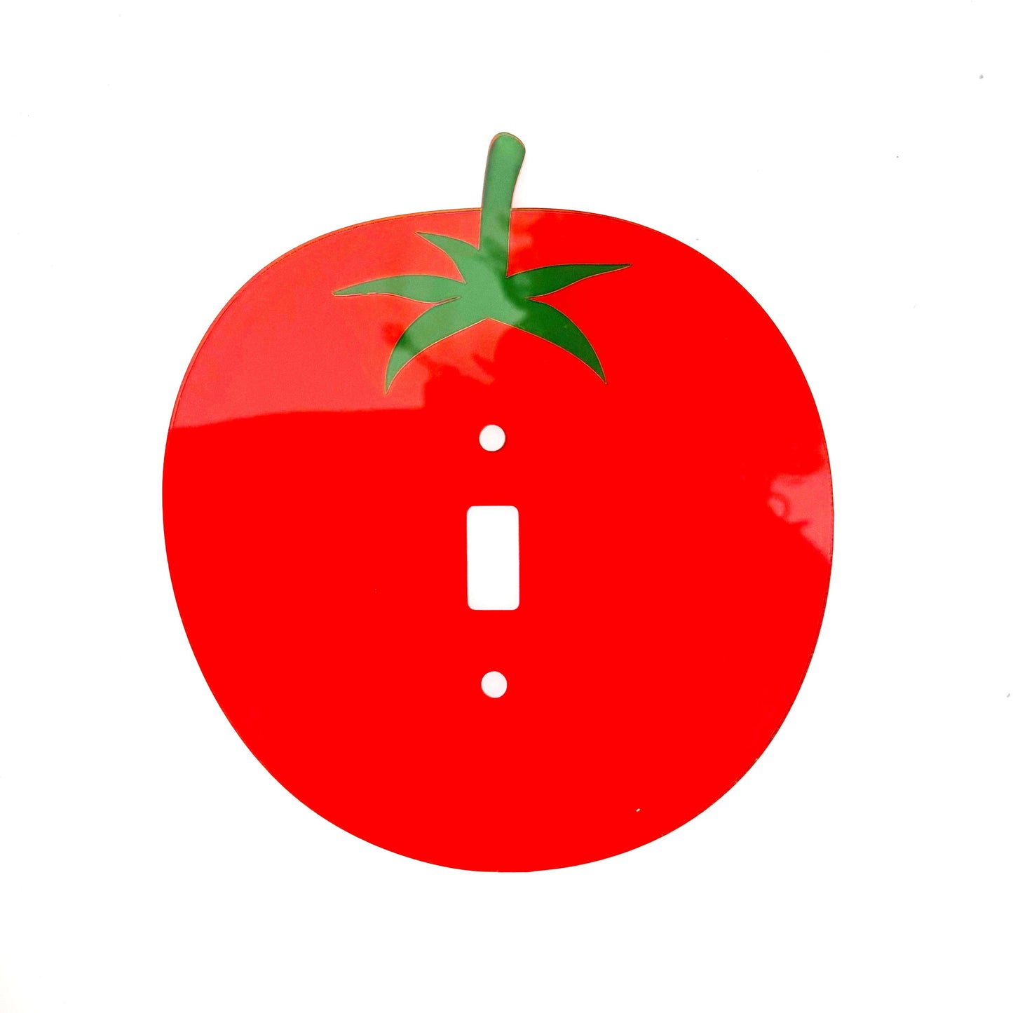 Kailo Chic • Tomato Acrylic Light Switch Plate, Two Styles