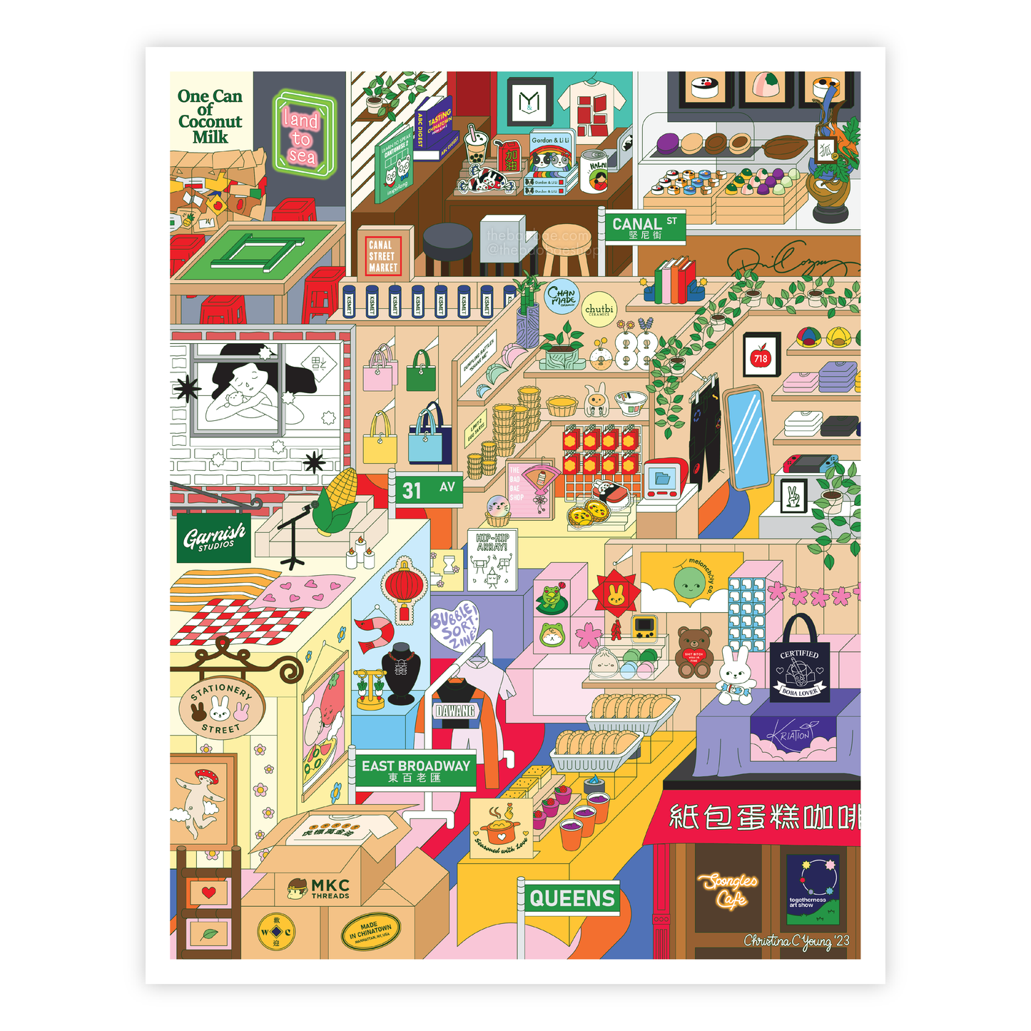 The Bao Babe • 11" x 14" Print, Friendshops