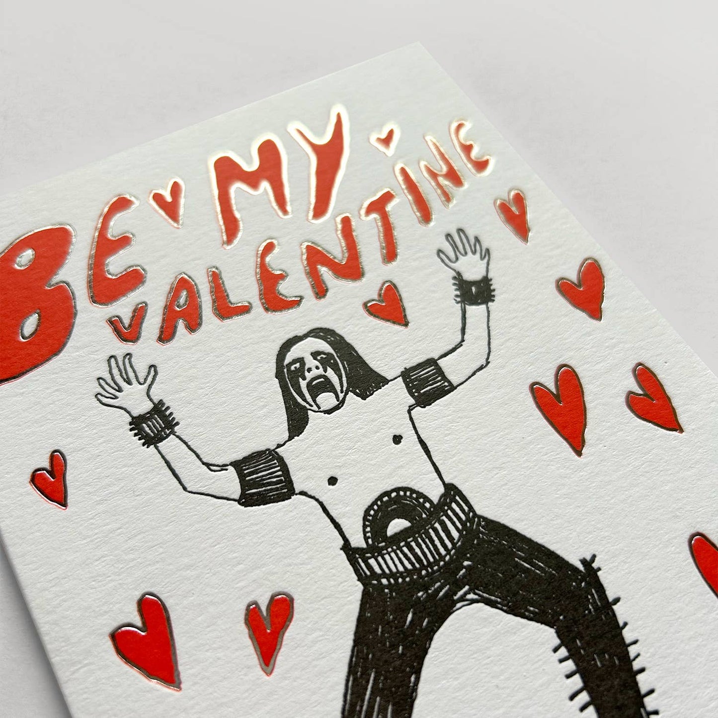 Hammerpress • “Be My Valentine (Metal Guy)”, Greeting Card