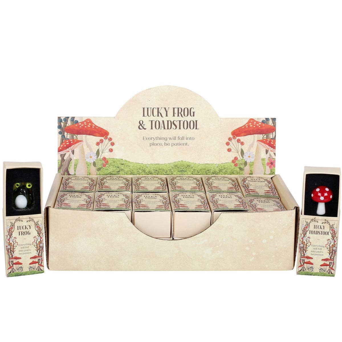 Something Different • Lucky Glass, Frog and Toadstools