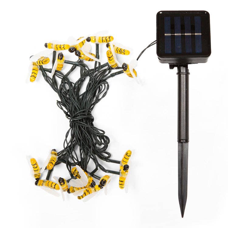 Bee Solar Outdoor String Lights