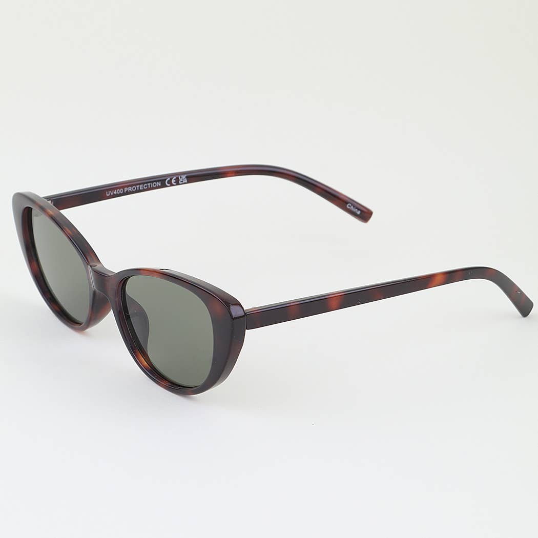 Modern Round Cateye Sunglasses