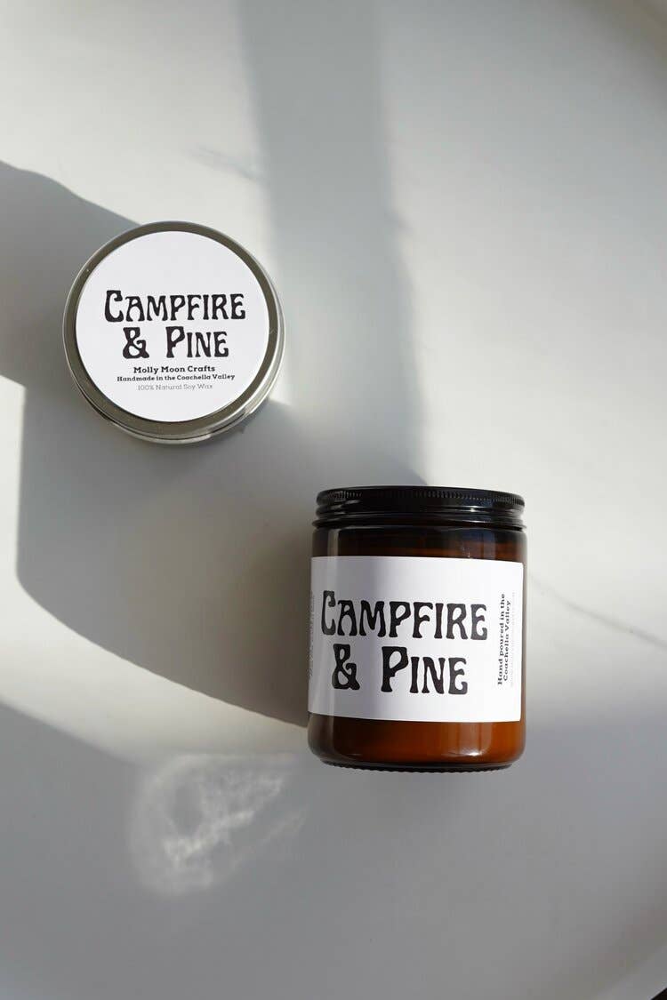 Molly Moon Crafts • Campfire & Pine Jar Candle