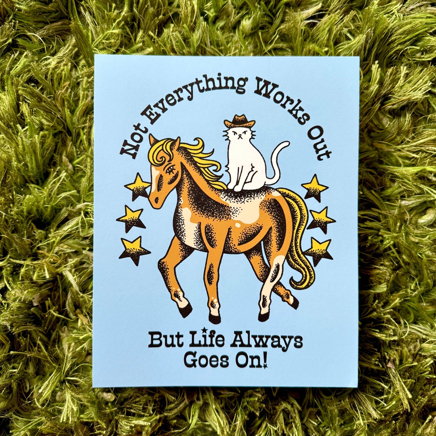 Ren-O-Graphics • LIFE GOES ON PRINT