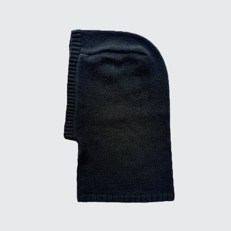 SALE • Wool Knit Balaclava Hat with Scarf Beanie