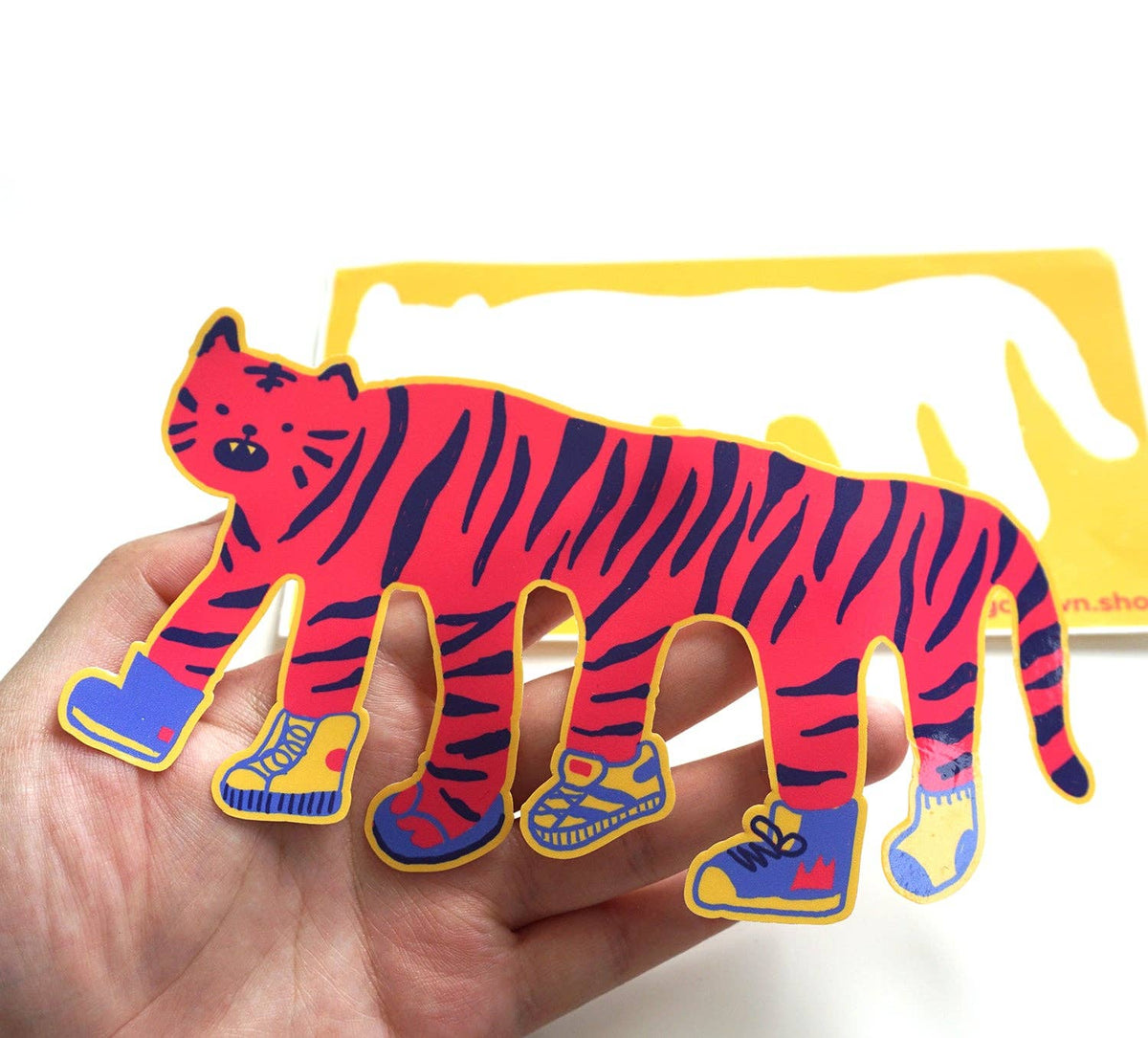 Mango Town • Shoe Tiger Vinyl Sticker