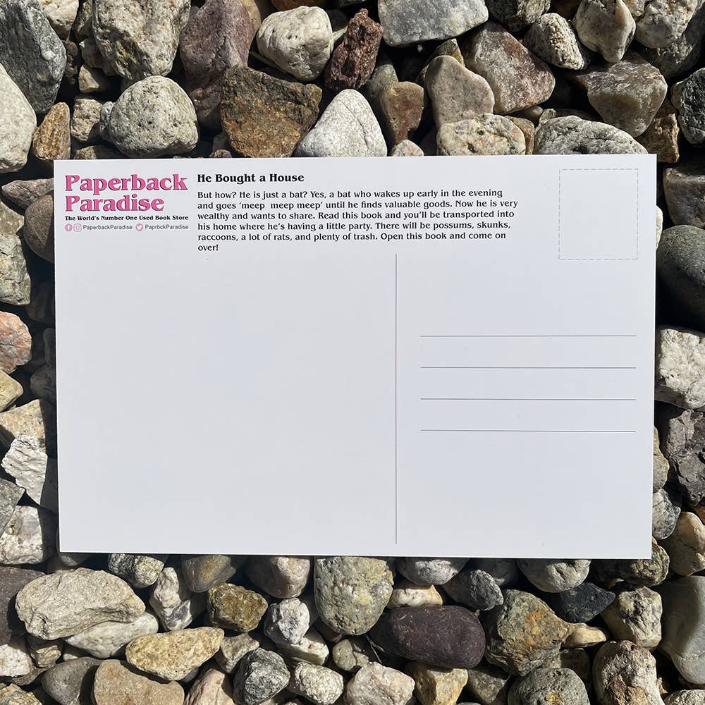 He Bought a House Postcard