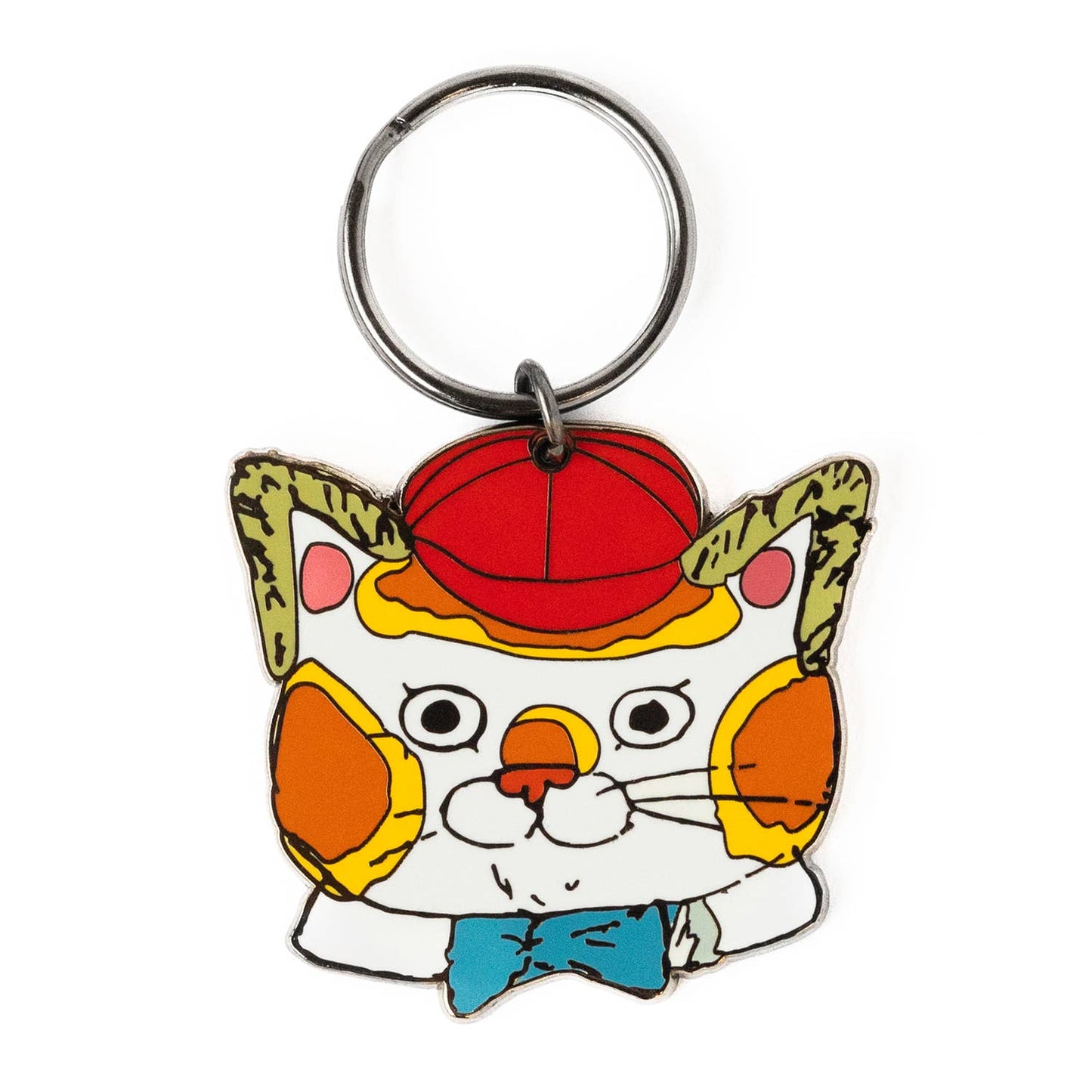 Huck Cat Richard Scarry Enamel Keychain