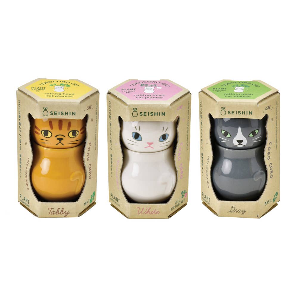 Corocoro Cats • Rolling Head Cat Planter