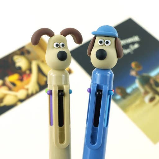 Wallace & Gromit Figure 6-Color Ballpoint Pen (0.7mm)