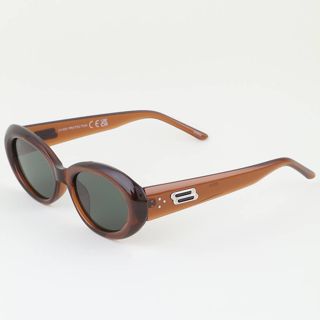 Modern Chic Round Sunglasses