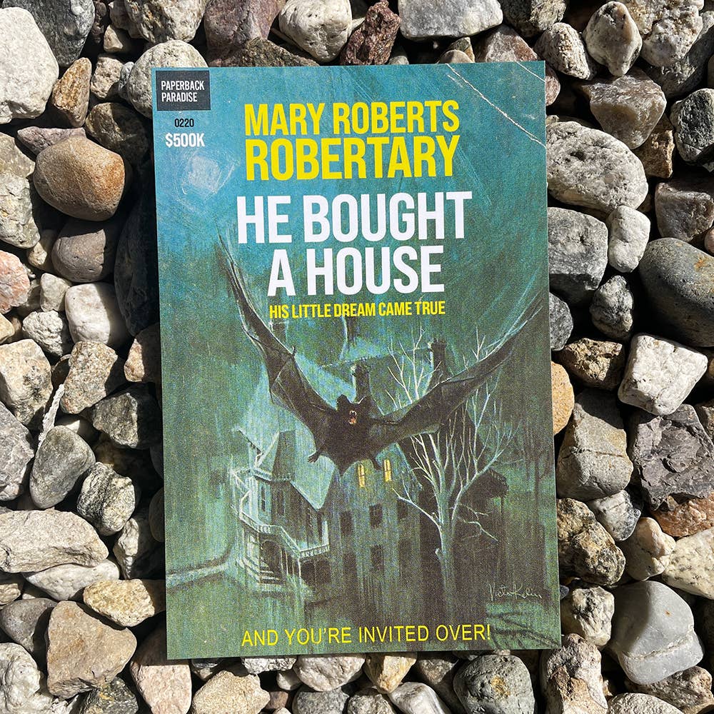 He Bought a House Postcard