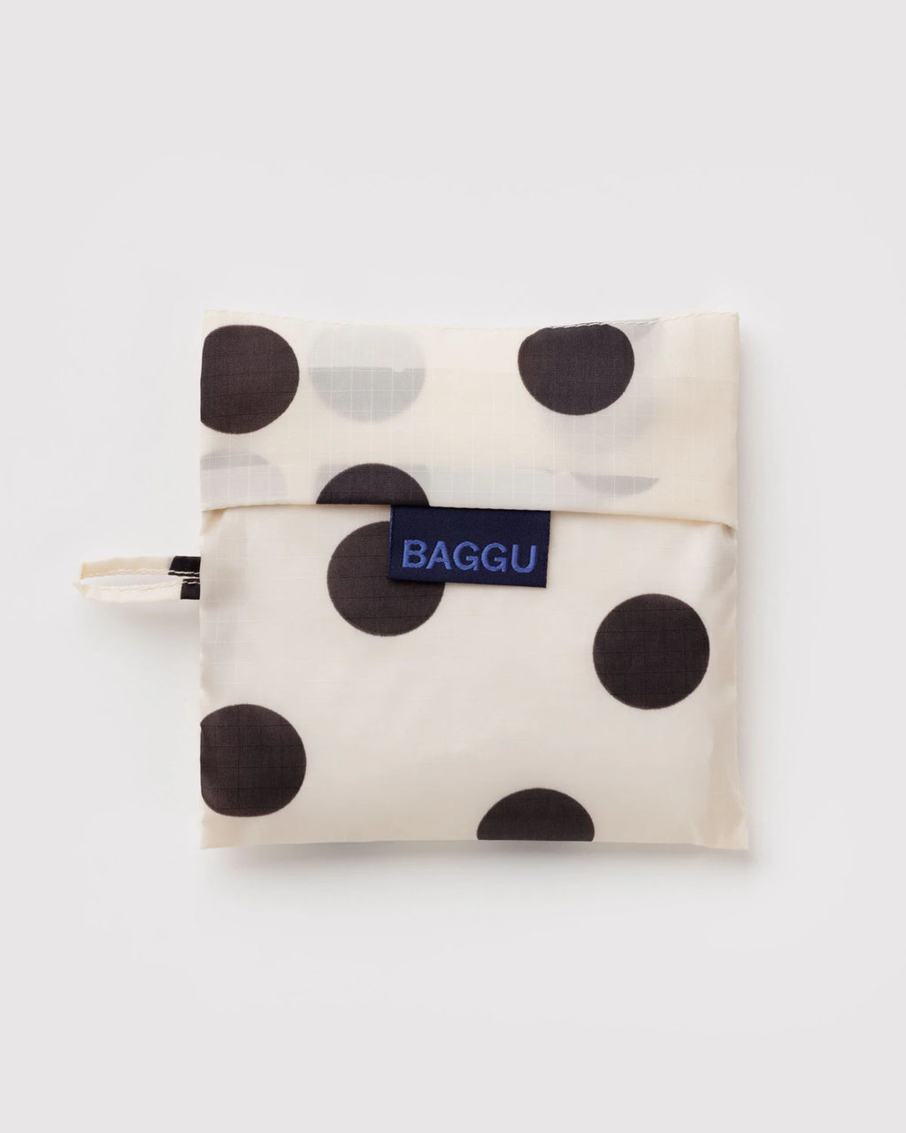 BAGGU • “Cream and Black Polka Dot” Standard Baggu