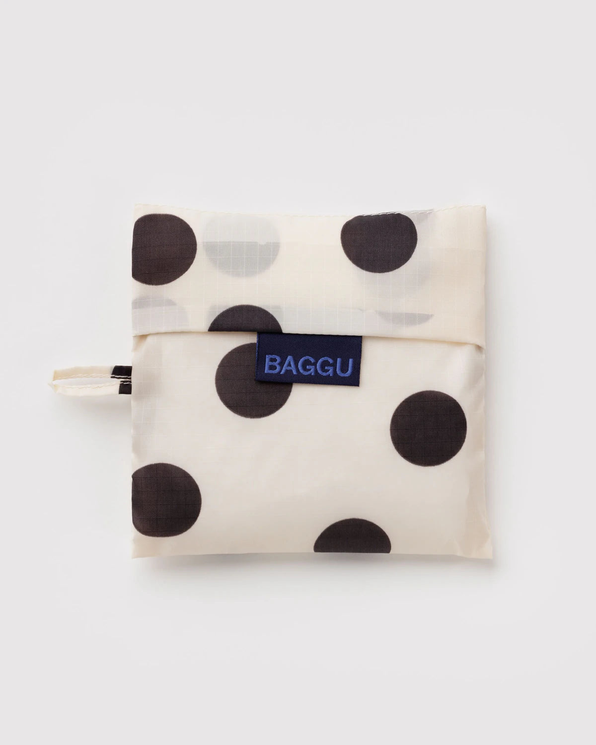 BAGGU • “Cream and Black Polka Dot” Standard Baggu