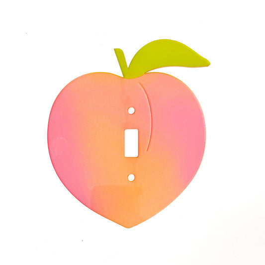 Kailo Chich • Peach Acrylic Light Switch Plate, Two Styles