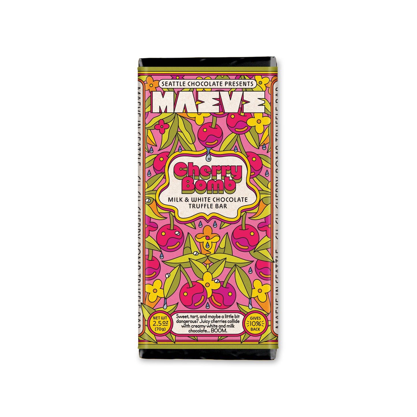 Seattle Chocolates • Cherry Bomb Truffle Bar