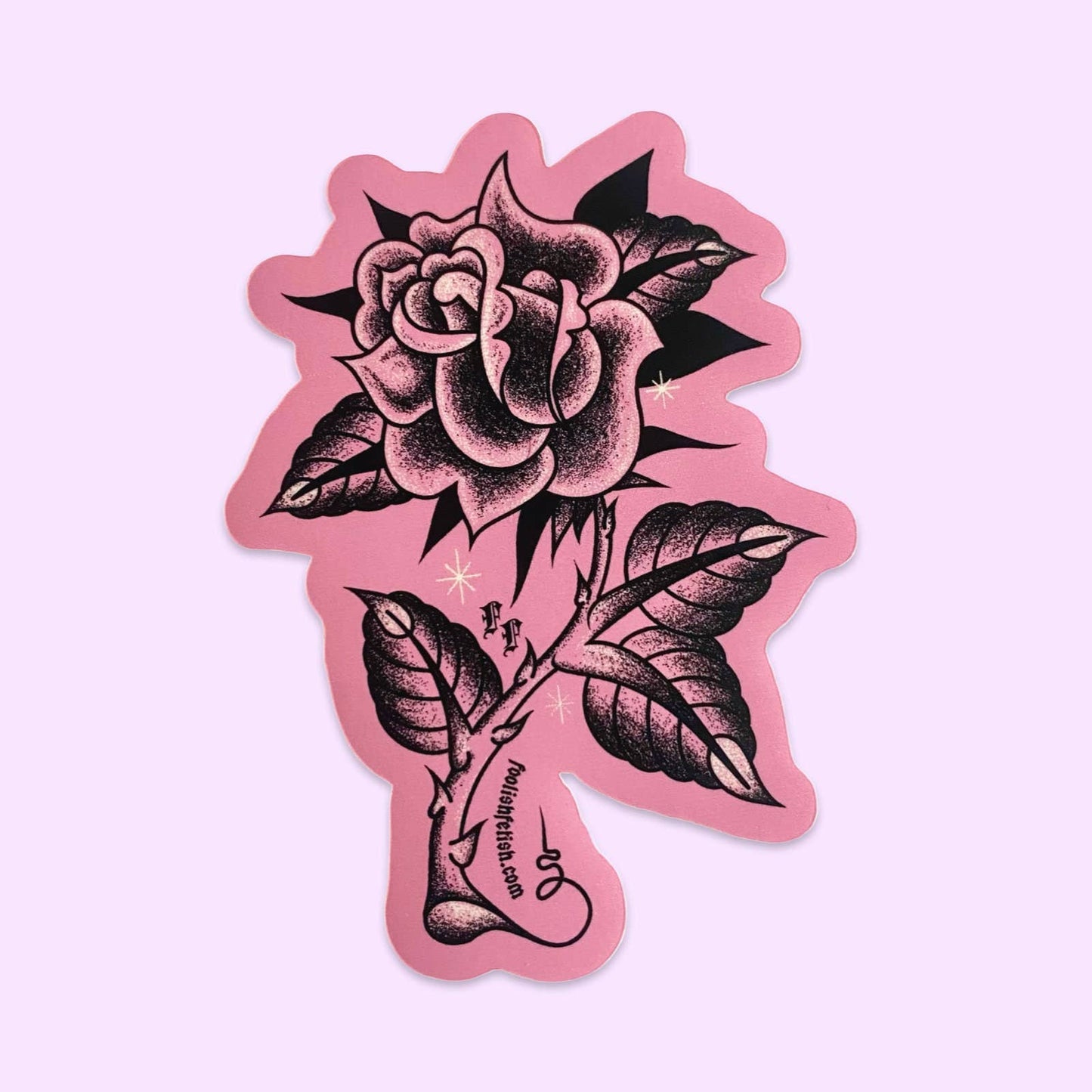 Foolish Fetish • Rose Tattoo Sticker
