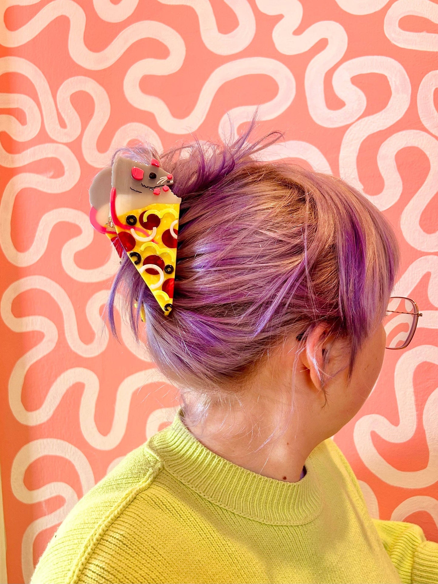 The Peach Fuzz • Pizza Rat Hair Claw