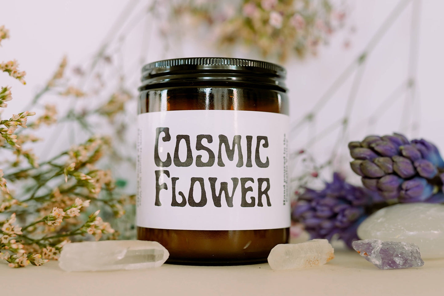 Cosmic Flower Candle