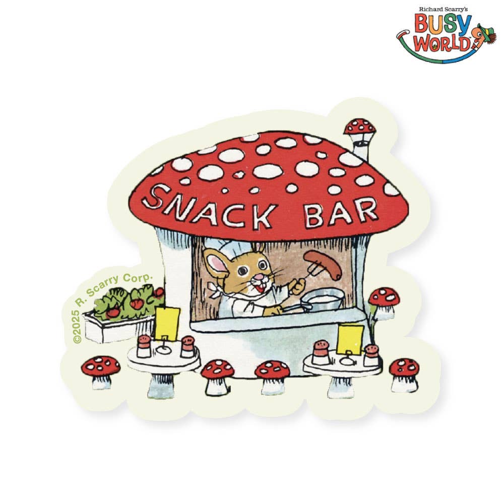 3P4 x Richard Scarry® - Snack Bar Sticker