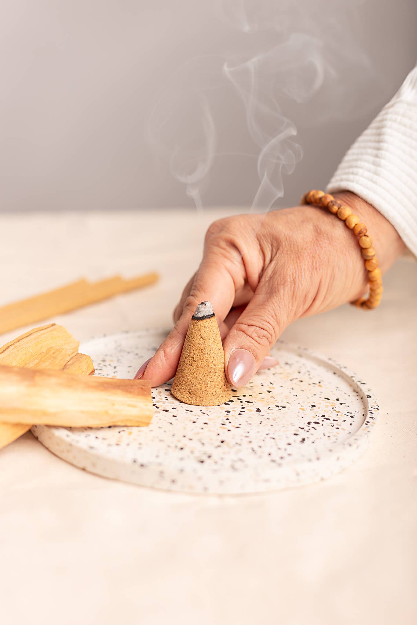 Fair-trade Palo Santo Incense Cones, 6 pieces