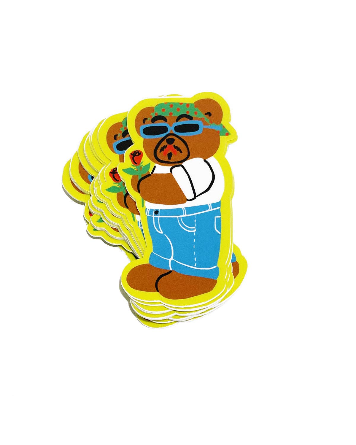 Kristina Micotti • Cool Teddy Vinyl Sticker
