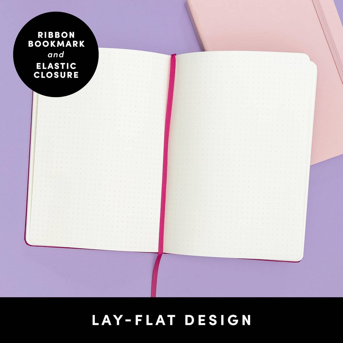 Dotted Casebound Journal Notebook, 160 pages