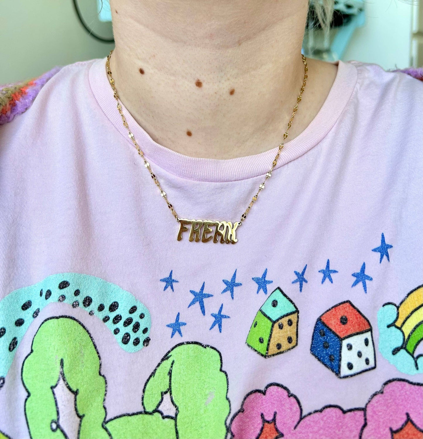 Freak Nameplate Necklace