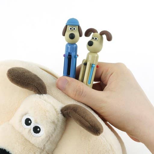 Wallace & Gromit Figure 6-Color Ballpoint Pen (0.7mm)