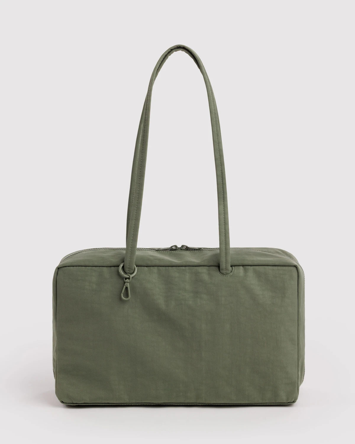 BAGGU • “Caper” Medium Nylon Bowler Bag