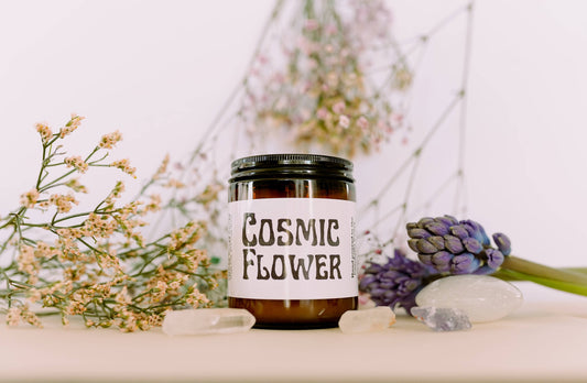 Cosmic Flower Candle