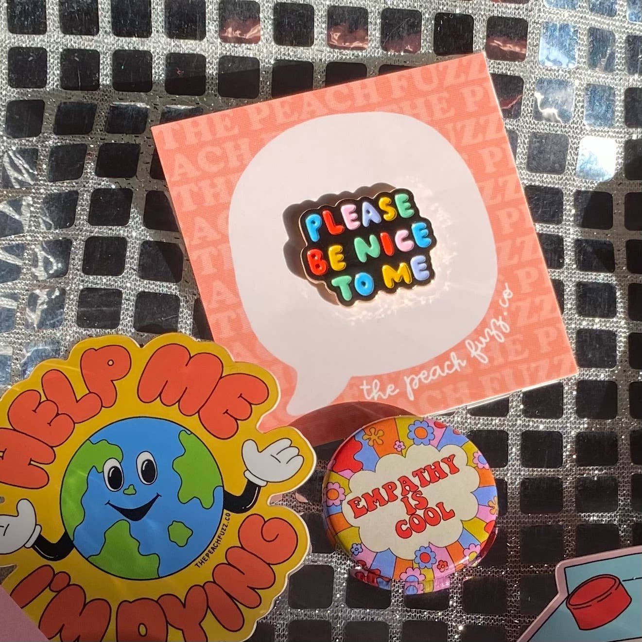 The Peach Fuzz • “Help Me, I’m Dying” Planet EarthSticker