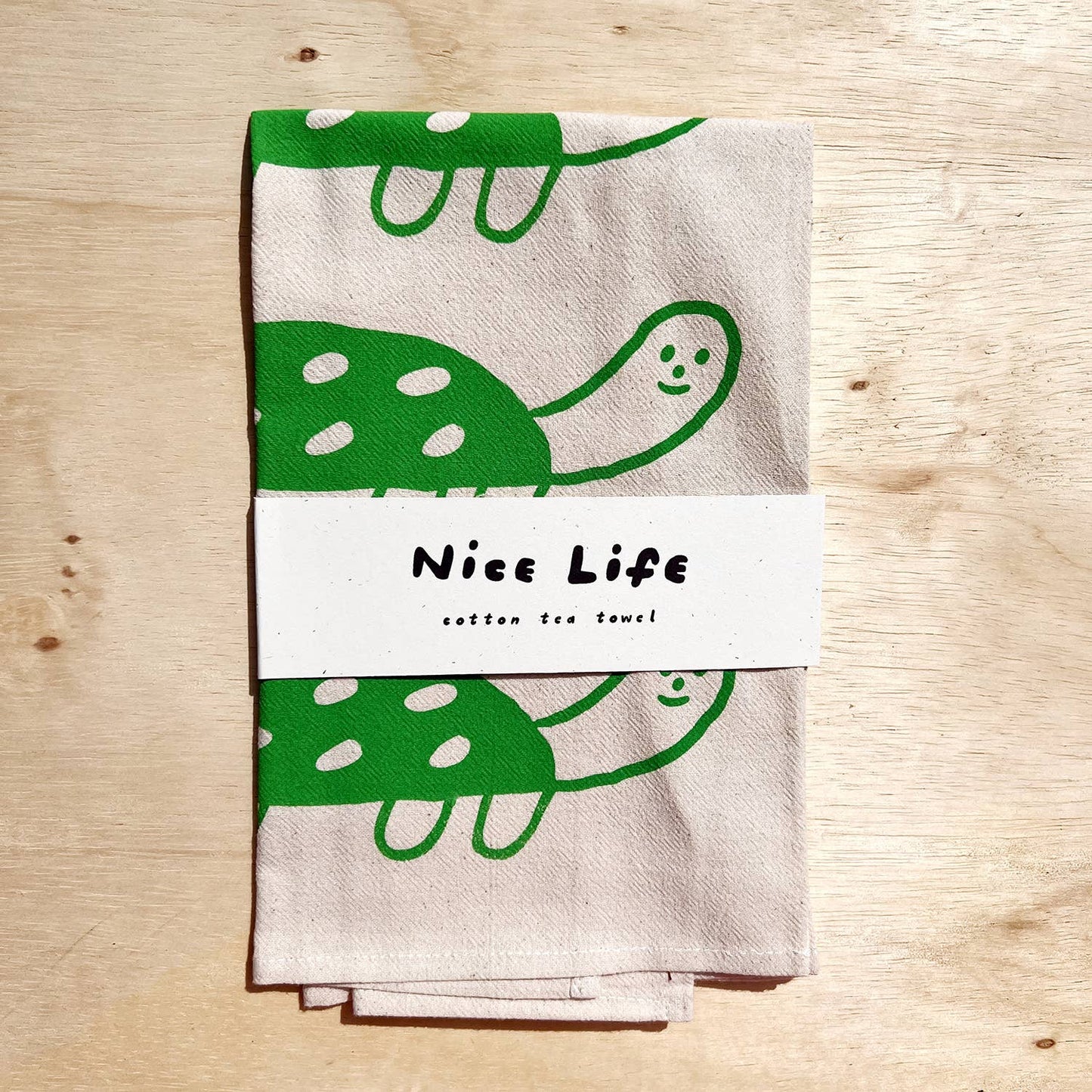Nice Life • Turtle Tea Towel