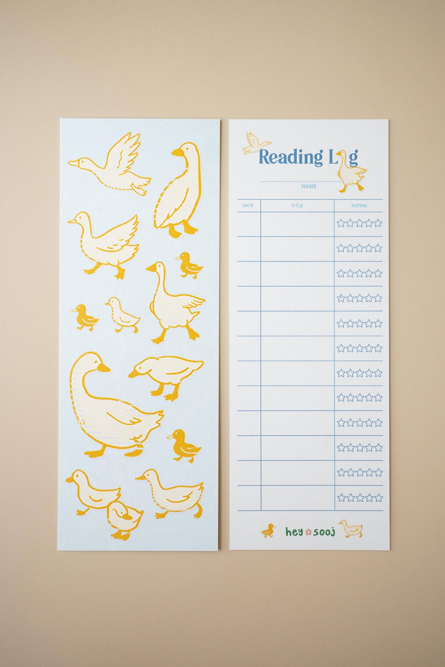 Hey Sooj • Quack Tracks Bookmark