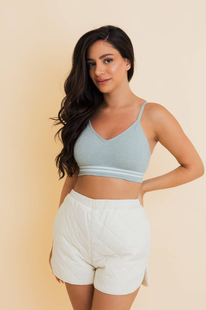 SALE • Sporty Vintage Ribbed Ultra Comfy Bralette