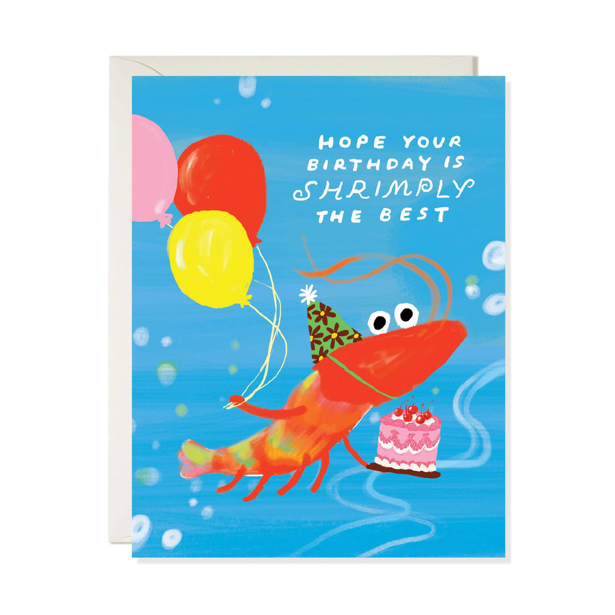 Karen Schipper • Shrimp Birthday Greeting Card